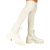 Γυναικεία μπότακια   Camille λευκά, 2 - Kalapod.gr